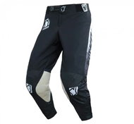 YOKO Motocross trousers TWO, black/white/grey, size 40 - Motorcycle Trousers