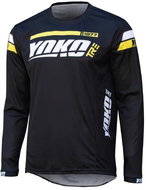 YOKO Motocross jersey TRE, black/yellow, size 4.5 mm. S - Motocross Jersey