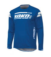 YOKO Motocross jersey TRE, blue, size 2.5 mm. L - Motocross Jersey