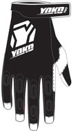 YOKO Motocross gloves TWO, black/white, size 2.5 mm, w/r. M (8) - Motorcycle Gloves