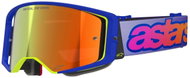 ALPINESTARS Supertech Vision Vista 2026 goggles, blue/yellow/purple, mirrored red plexi - Motorcycle Glasses