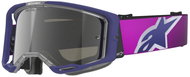 ALPINESTARS brýle Vision 8 Corp 2026, fialové/čiré, zrcadlové stříbrné plexi - Brýle na motorku