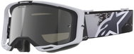 ALPINESTARS Vision 8 Lahnd 2026 goggles, white/black, mirrored silver plexi - Motorcycle Glasses