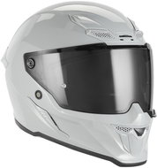 NOX EXKLUSIV Helmet GOLIATH 2026, grey and white, size 4.5 mm. S - Motorbike Helmet