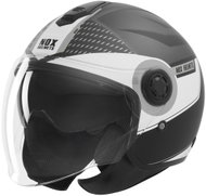 NOX Helmet N182 ROUND 2026, black matt, silver, size 2.5 mm. L - Motorbike Helmet