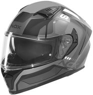 NOX Helmet N402 MENTOR 2026, black, white, size 4.5 mm, w/o helmet. XL - Motorbike Helmet