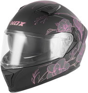 NOX Helmet N402 SPRING 2026, black matt, pink, size 4.5 mm, w/o helmet. L - Motorbike Helmet