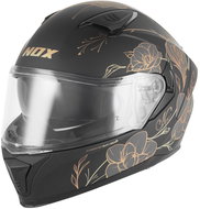 NOX Helmet N402 SPRING 2026, black matt, gold, size 2.5 mm, w. M - Motorbike Helmet