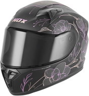 NOX přilba N731 SPRING 2026, dětská, černá matná, růžová, obvod 49 - 50 cm, vel. M - Motorbike Helmet