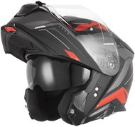 NOX přilba N967 CONQUER 2026, černá matná, červená, vel. XS - Motorbike Helmet