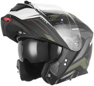 NOX Helmet N967 CONQUER 2026, black matt, khaki, orange, size 2.5 mm. XS - Motorbike Helmet