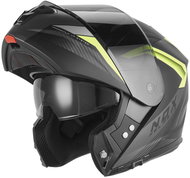 NOX Helmet N968 SHIFT 2026, black matt, yellow fluo, size 5.5 mm, w/o helmet. L - Motorbike Helmet