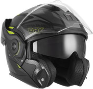 NOX PREMIUM Helmet SPINNER ARK 2026, black matt, yellow fluo, size 2XL - Motorbike Helmet