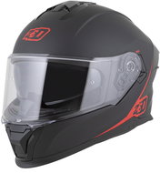 ZED helmet K40 2026, black matt/red, size 2.5 mm, w/camouflage. S - Motorbike Helmet