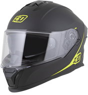 ZED helmet K40 2026, black matt/yellow fluo, size 4.5 mm. M - Motorbike Helmet