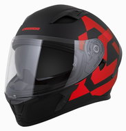 CASSIDA přilba Orbit Grind 2026, černá matná/červená, vel. XL - Motorbike Helmet
