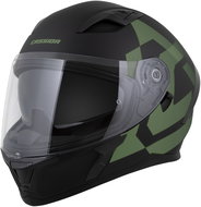 CASSIDA Helmet Orbit Grind 2026, black matt/dark green, size 2XL - Motoros sisak