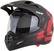 CASSIDA Helmet Tour 2.0 Crew 2026, black matt/red, plexi with Pinlock preparation, size 2XL - Motorbike Helmet