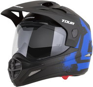 CASSIDA Helmet Tour 2.0 Crew 2026, black matt/blue, plexi with Pinlock preparation, size 2XL - Motorbike Helmet