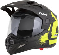 CASSIDA Helmet Tour 2.0 Crew 2026, black matt/yellow fluo, Plexiglas with Pinlock preparation, size  - Motorbike Helmet