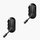 Black, set of 2 units