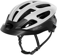 SENA cycling helmet with headset R1 EVO, matt white, sized 1.5 mm, w. L - Bike Helmet