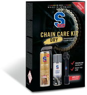 S100 sada péče o řetěz vč. transparentního maziva - Chain Care Kit (Dry Lube) - Motorbike Chain Cleaner