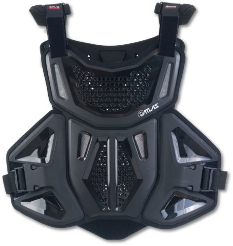 ATLAS chest protector DEFENDER II CE1, black, size 4.5 mm. L/XL - Protector - Main image