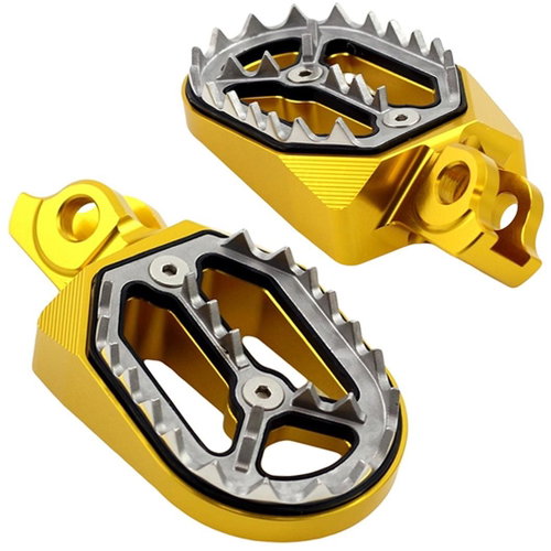 SEFIS MX footpegs Suzuki - Colour: Black - Motorcycle Foot Pegs - Main image
