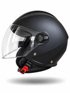 Mifex 506 Otevřená helma na motorku, černá mat - Motorbike Helmet
