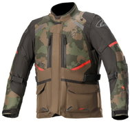 ALPINESTARS ANDES DRYSTAR, TECH-AIR 5 kompatibilní, tmavě zelená camo/černá/červená, vel. 3XL - Bunda na motorku