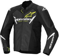 ALPINESTARS FASTER 3 AIRFLOW, černá/bílá/žlutá fluo, 2025, vel. 56 - Motorcycle Jacket