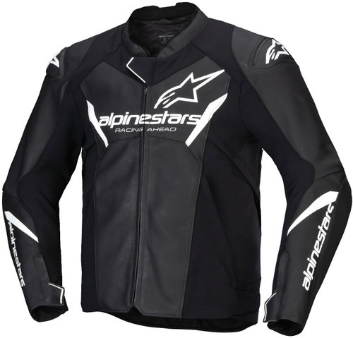 ALPINESTARS FASTER 3, černá/bílá, 2025, vel. 54 - Motorcycle Jacket - Main image