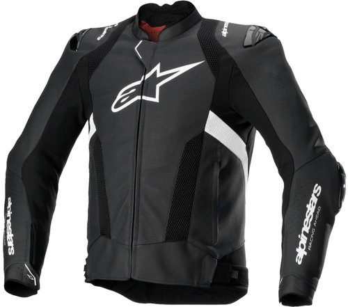 ALPINESTARS MISSILE 3 AIRFLOW, černá/bílá, 2025, vel. 52 - Motorcycle Jacket - Main image