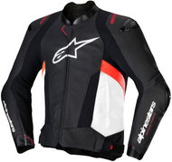 ALPINESTARS MISSILE 3, černá/bílá/červená fluo, 2025, vel. 60 - Bunda na motorku
