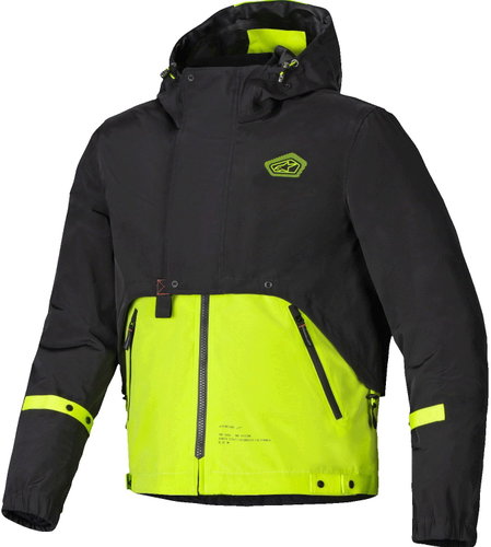 ALPINESTARS MOOTANT WATERPROOF PARKA, černá/žlutá fluo, 2025, vel. S - Motorcycle Jacket - Main image
