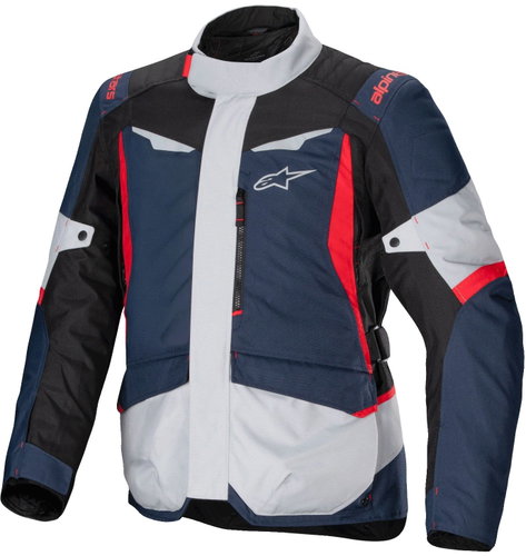 ALPINESTARS ST-1 WATERPROOF, tmavě modrá/černá/červená, 2025, vel. 4XL - Motorcycle Jacket - Main image