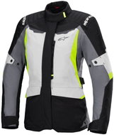 ALPINESTARS STELLA ST-1 WATERPROOF, světle šedá/černá/žlutá fluo, 2025, vel. XL - Motorcycle Jacket