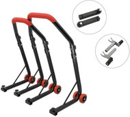 SEFIS D18 moto stand front and rear set - red - mandrel / 2in1 for Honda CMX 500/1100 Rebel - Motorbike Stand