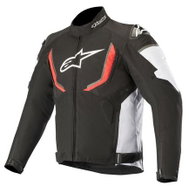 ALPINESTARS T-GP R 2 WATERPROOF, černá/bílá/červená, vel. 2XL - Bunda na motorku