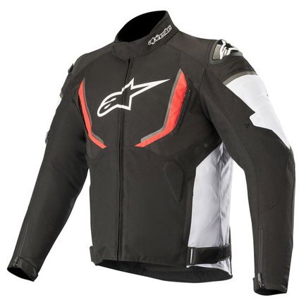 ALPINESTARS T-GP R 2 WATERPROOF, černá/bílá/červená, vel. 3XL - Bunda na motorku - Main image