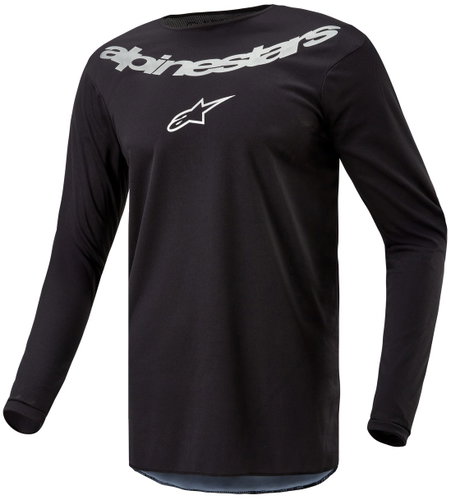 ALPINESTARS FLUID GRAPHITE, černý/stříbrný, 2025, vel. L - Jersey - Main image