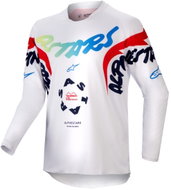 ALPINESTARS RACER HANA, dětský, bílý/multicolor, 2024, vel. M - Dres