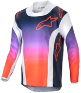 ALPINESTARS RACER HOEN, dětský, šedý/modrý/oranžový, 2024, vel. XL - Jersey