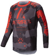 ALPINESTARS RACER HOLLOW, grey camo/fluorescent orange, 2025, size S - Jersey