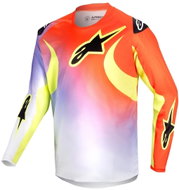 ALPINESTARS RACER LUCENT, dětský, bílý/černý/žlutý fluo, 2024, vel. M - Dres