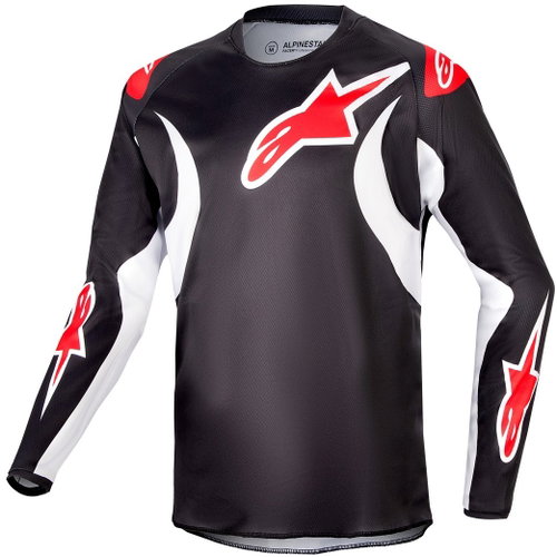 ALPINESTARS RACER LUCENT, dětský, černý/bílý/červený, 2024, vel. XL - Dres - Main image