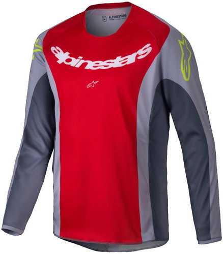 ALPINESTARS RACER MELT, dětský, červený/šedý, 2025, vel. M - Dres - Main image