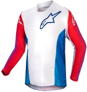 ALPINESTARS RACER PNEUMA, dětský, bílý/modrý/červený, 2024, vel. XL - Dres