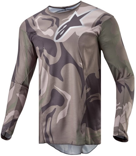 ALPINESTARS RACER TACTICAL, zelený camo/hnědý, 2024, vel. XL - Dres - Main image